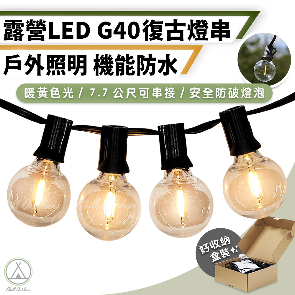 G40 LED復古燈條－(透明/乳白)