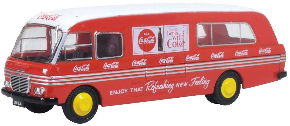 1/76 OXFORD BMC Mobile Unit Coca Cola (76BMC005CC)