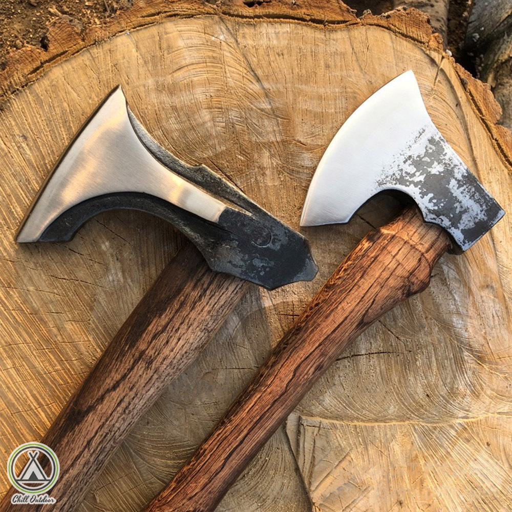 青岡木斧頭 露營實木斧