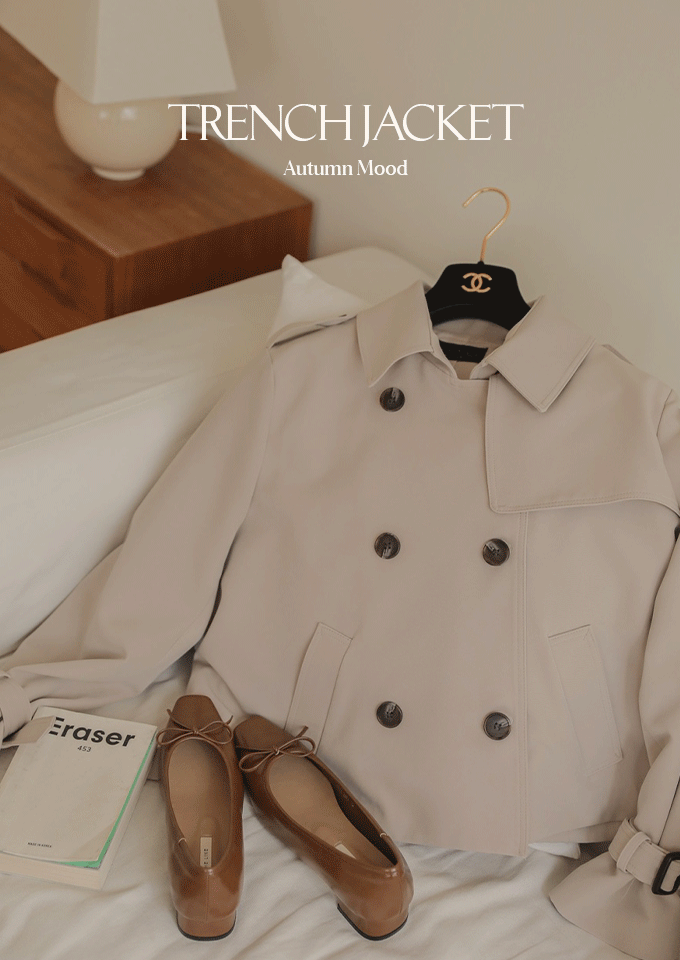 🚀當日出貨【🌸早春新品 】熱賣百件! 高質感中短版風衣外套（3 colors)