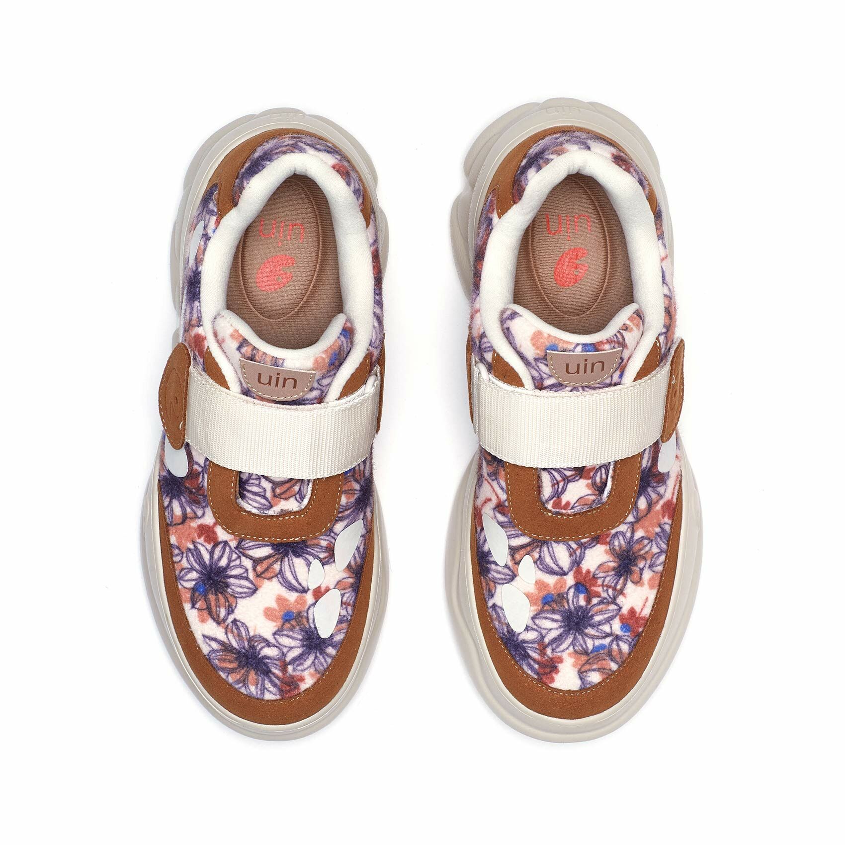 【 Uin 】西班牙原創設計 | 百花疊影 女鞋 彩繪鞋 休閒鞋 懶人鞋