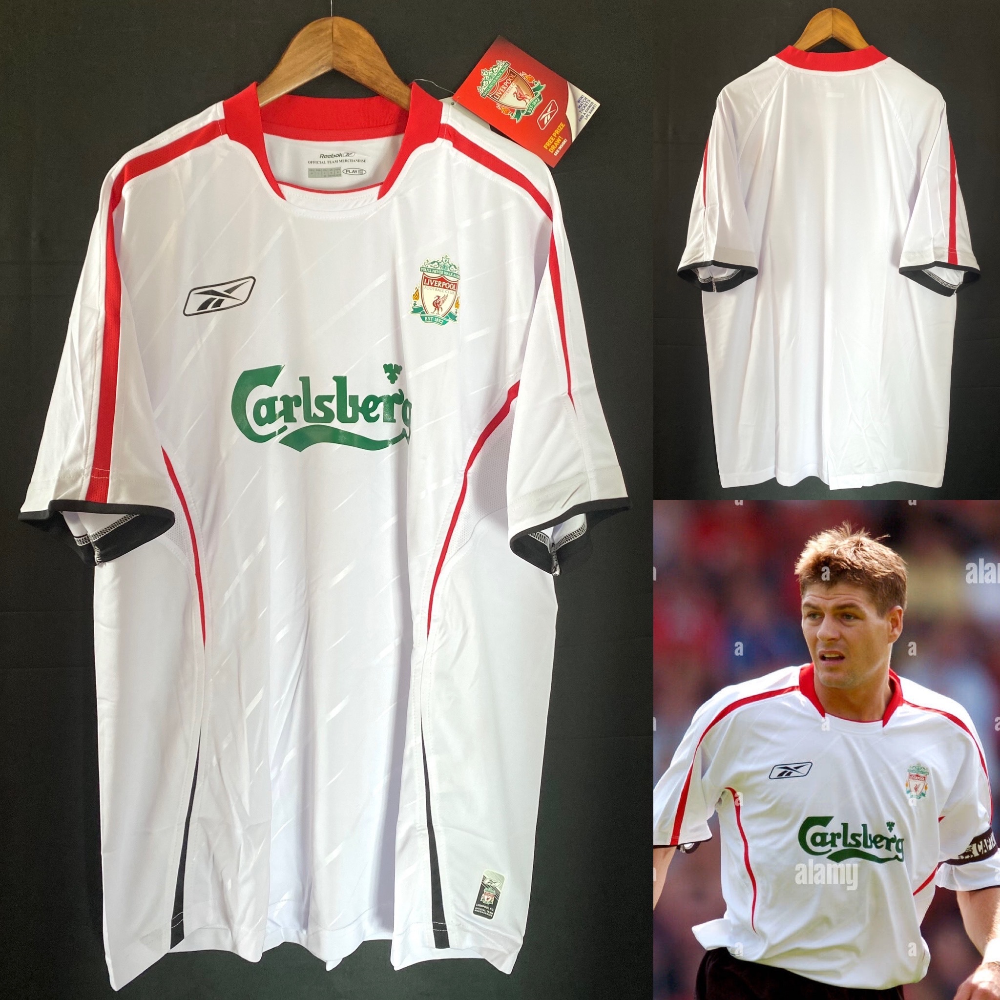 (BNWT) Liverpool 2005-2006 Reebok Away Shirt