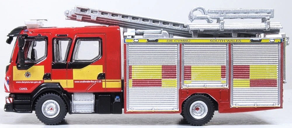 1/76 OXFORD Volvo FL Emergency One Pump Ladder South Wales Fire and Rescue Service (76VEO002)