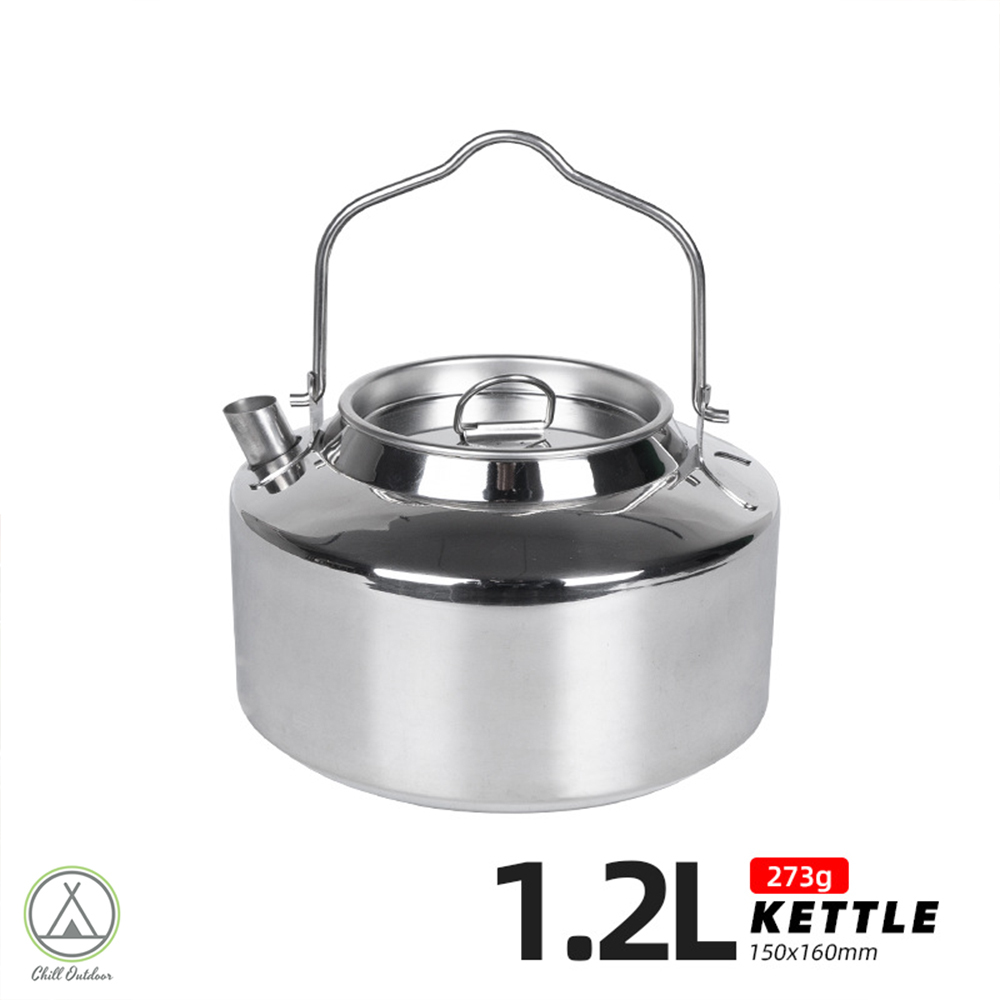 304不鏽鋼燒水壺1.2L