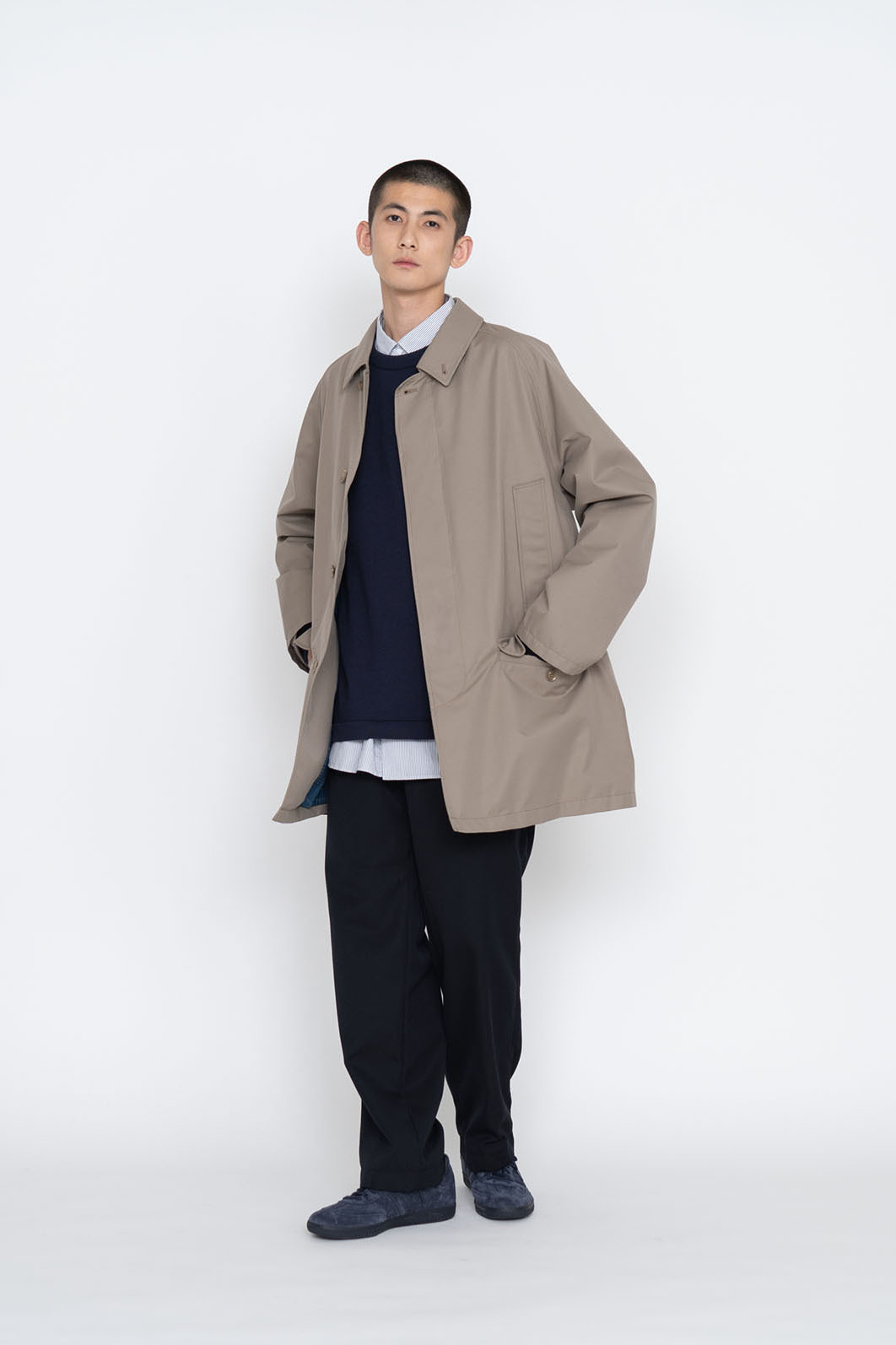 NANAMICA 2L GORE-TEX SHORT SOUTIEN COLLAR COAT (2色)