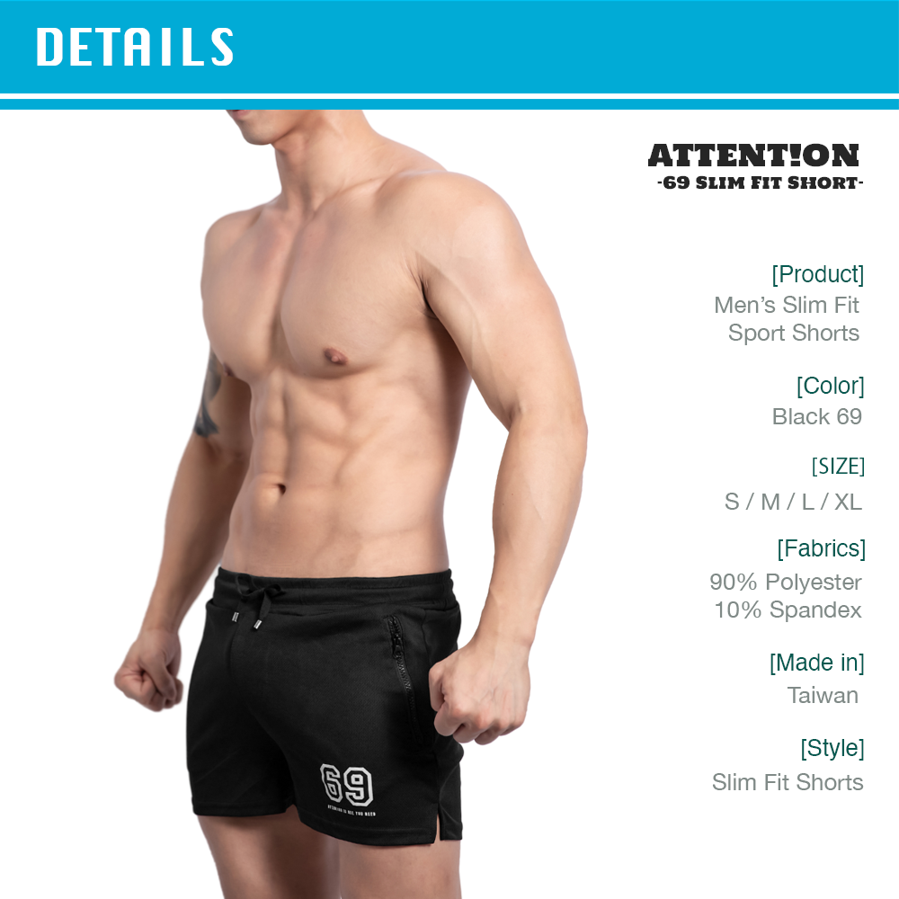 Mens slim sale fit shorts