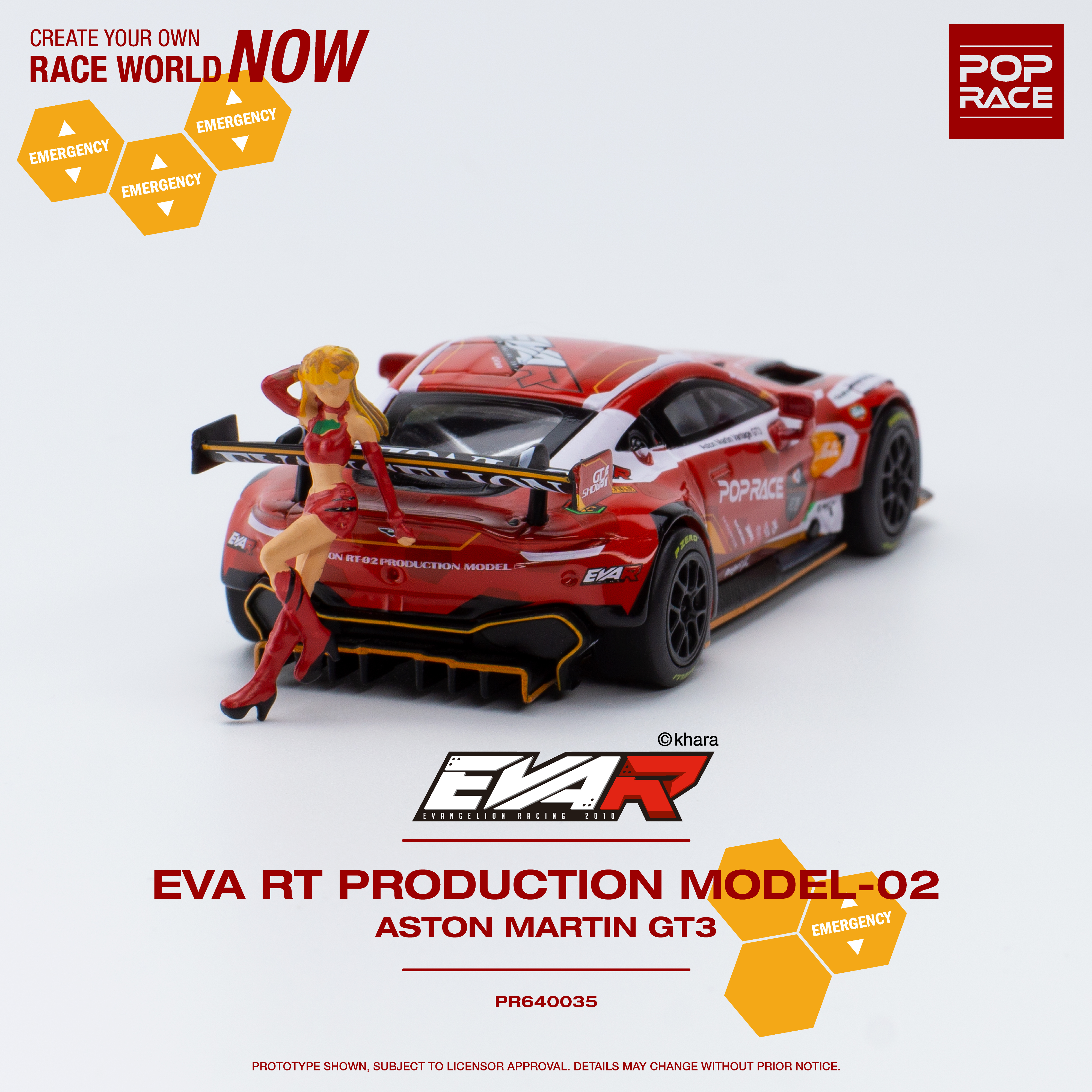 BuyMarket Toy - POPRACE 1/64 EVA RT PRODUCTION MODEL...