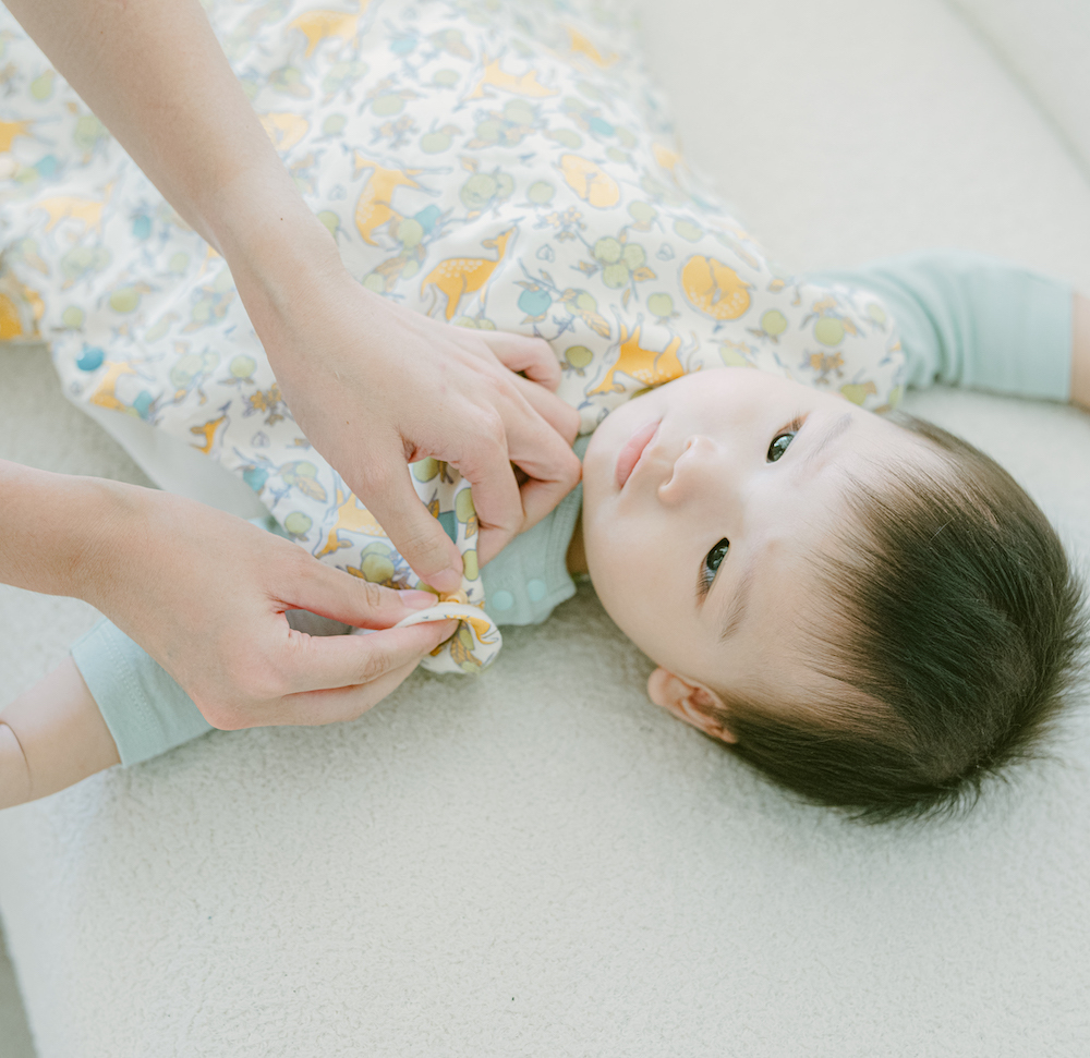 印花樂寶寶防踢被