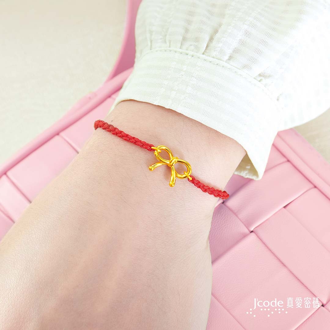 小蝴蝶結/愛你腸久/小耀眼/一生鎖愛(小)/守護愛情貓頭鷹 編織金手鍊