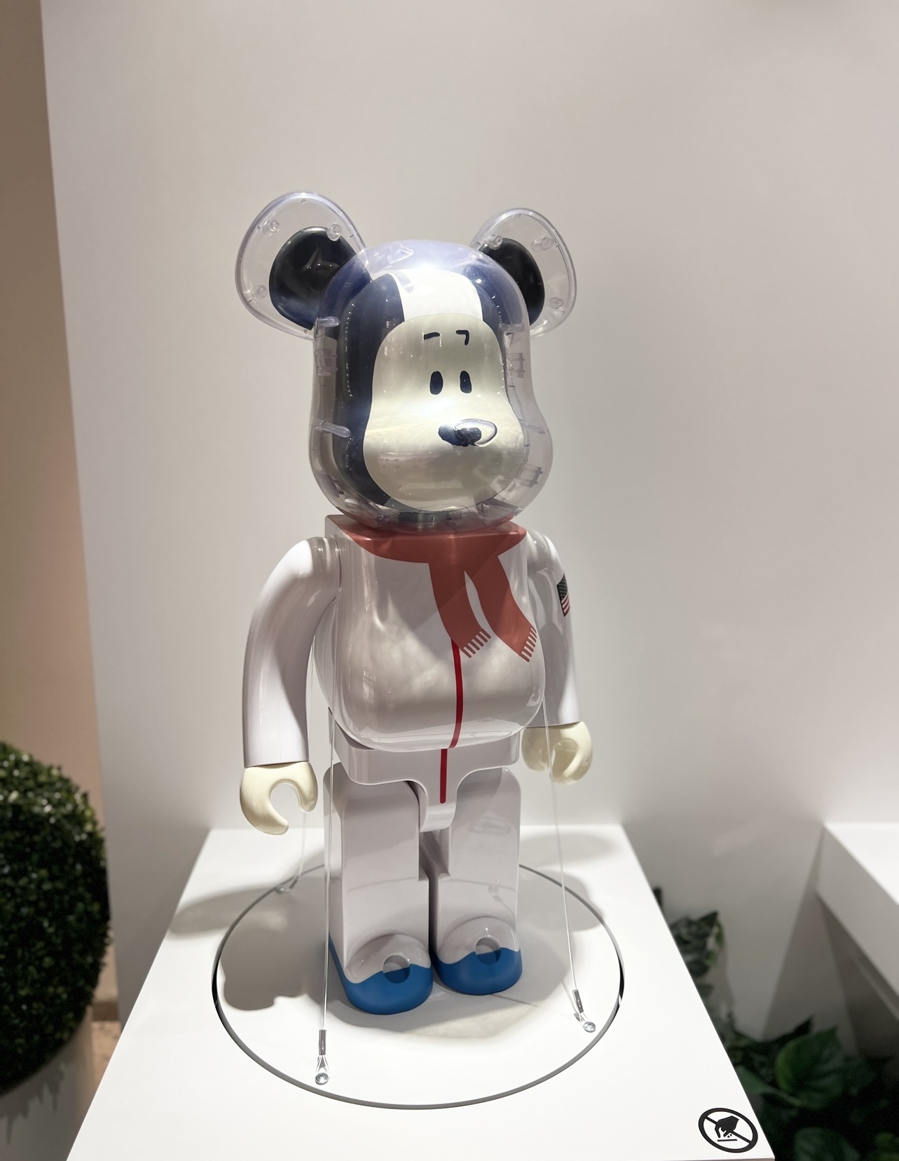 Bearbrick 1000% Snoopy Astronaut