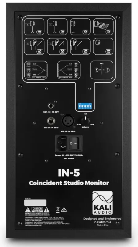 Kali Audio IN-5 五吋 三音路 錄音室 監聽喇叭 一對