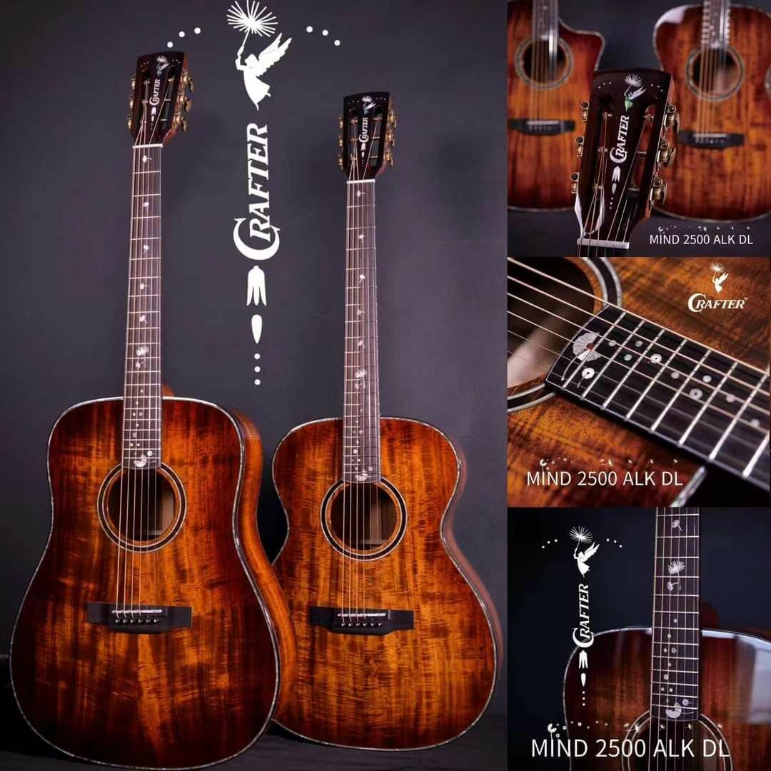 韓國Crafter Koa Guitar MIND 2500 ALK 相思木木結他全單板電木結他