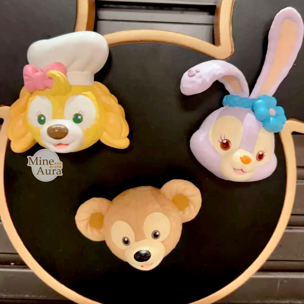 可琦安 餅乾 CookieAnn 立體 大頭 造型 磁鐵 -上海迪士尼樂園