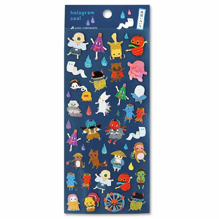 日本妖怪 雷射貼紙｜日本ACTIVE CORPORATION