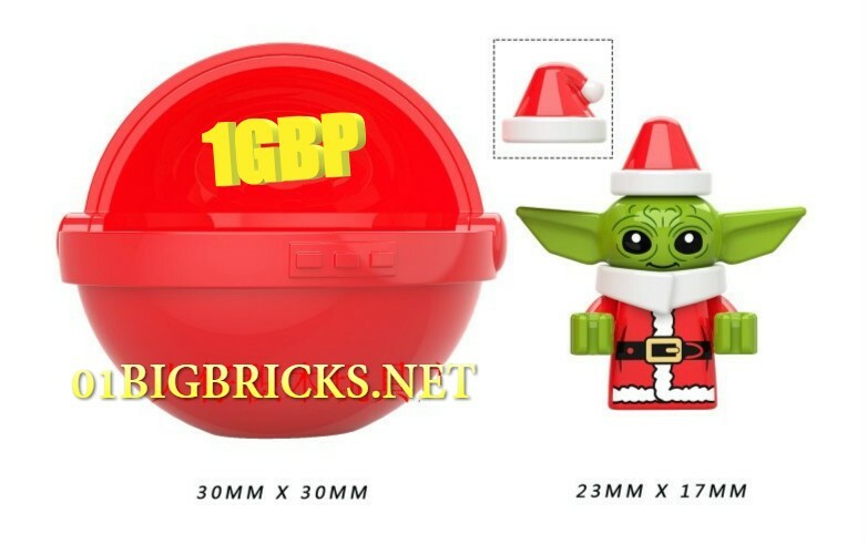 Christmas Baby Yoda Star Wars Minifigs fit Lego XP335
