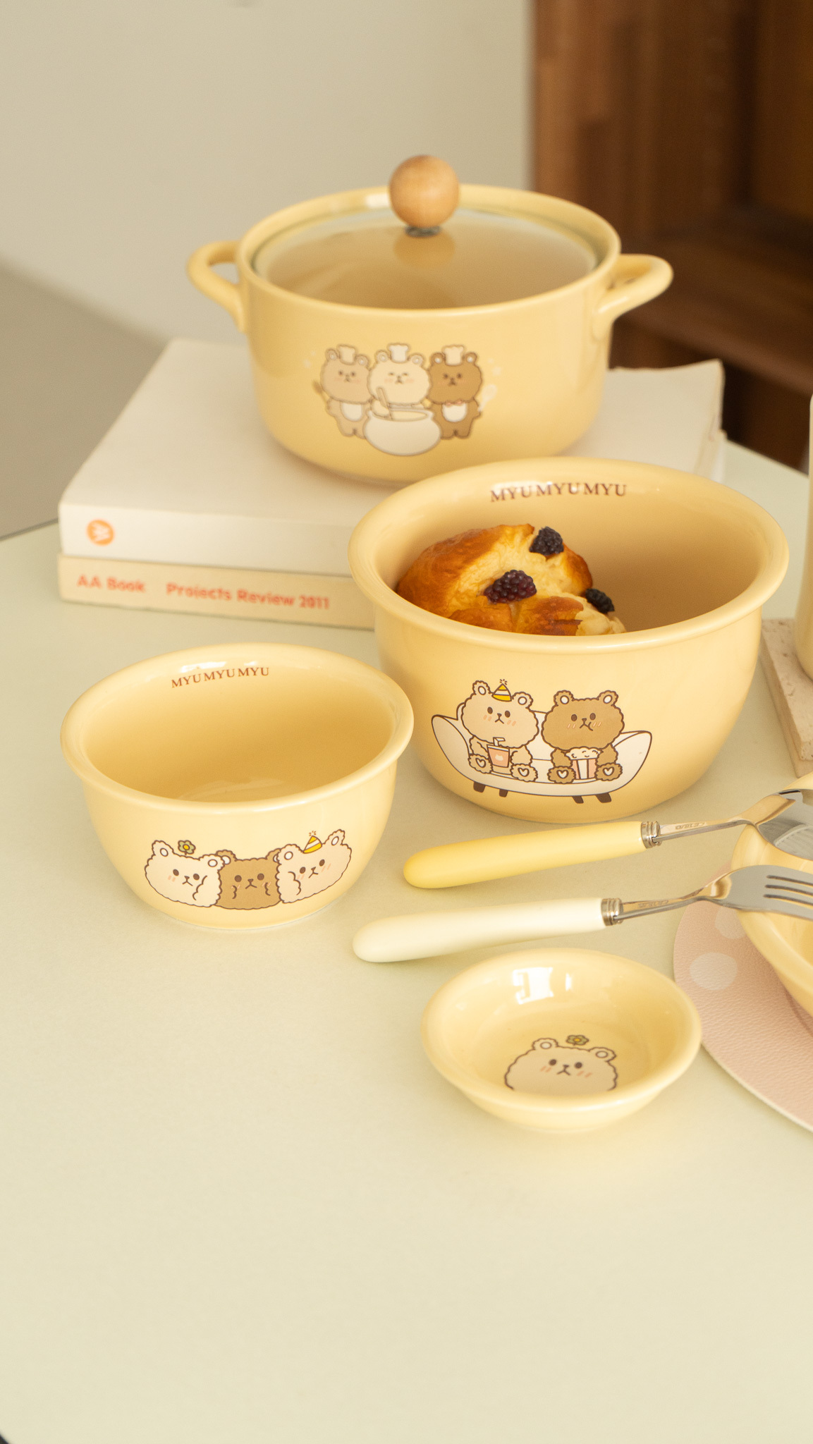 沐慕熊訂製餐具組