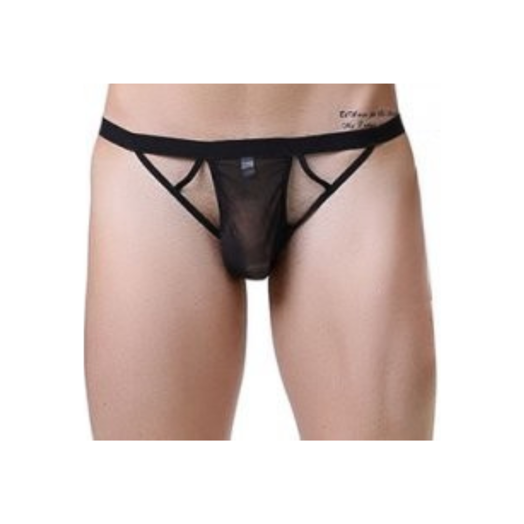 La CoCo - 男士情趣內褲 鏤空 #44037