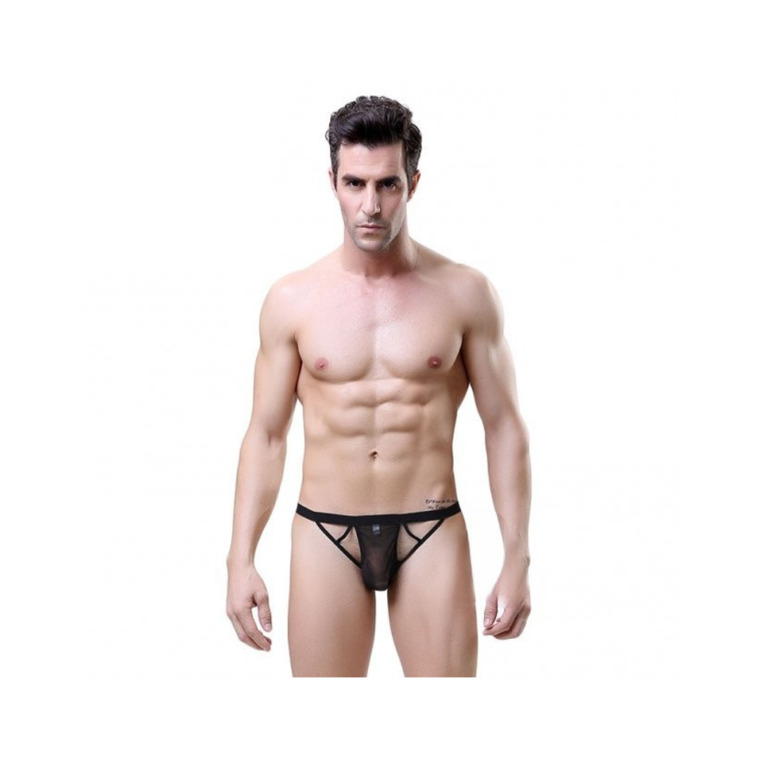 La CoCo - 男士情趣內褲 鏤空 #44037