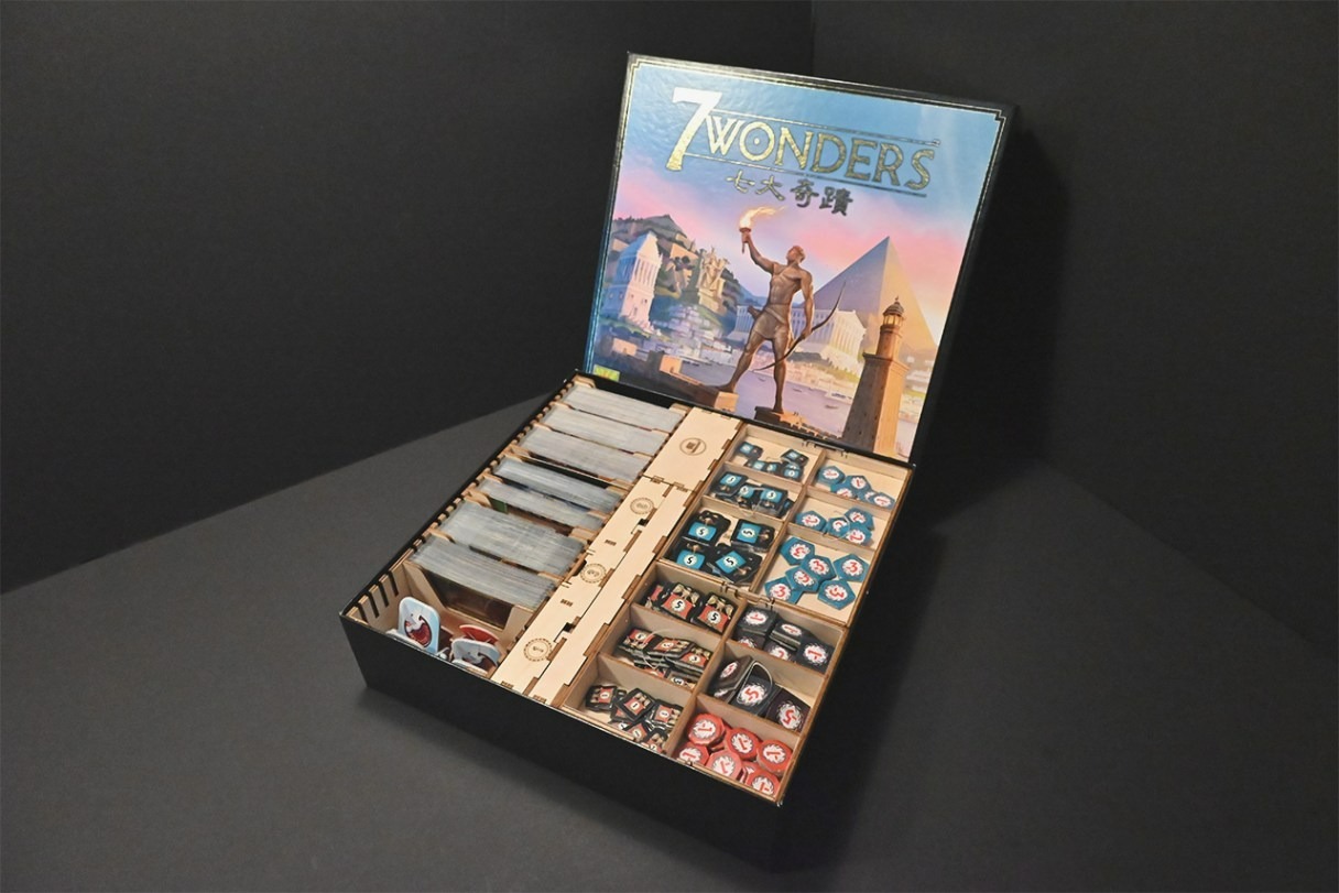 七大奇蹟(新版) 7 Wonders Second Edition 桌遊收納盒