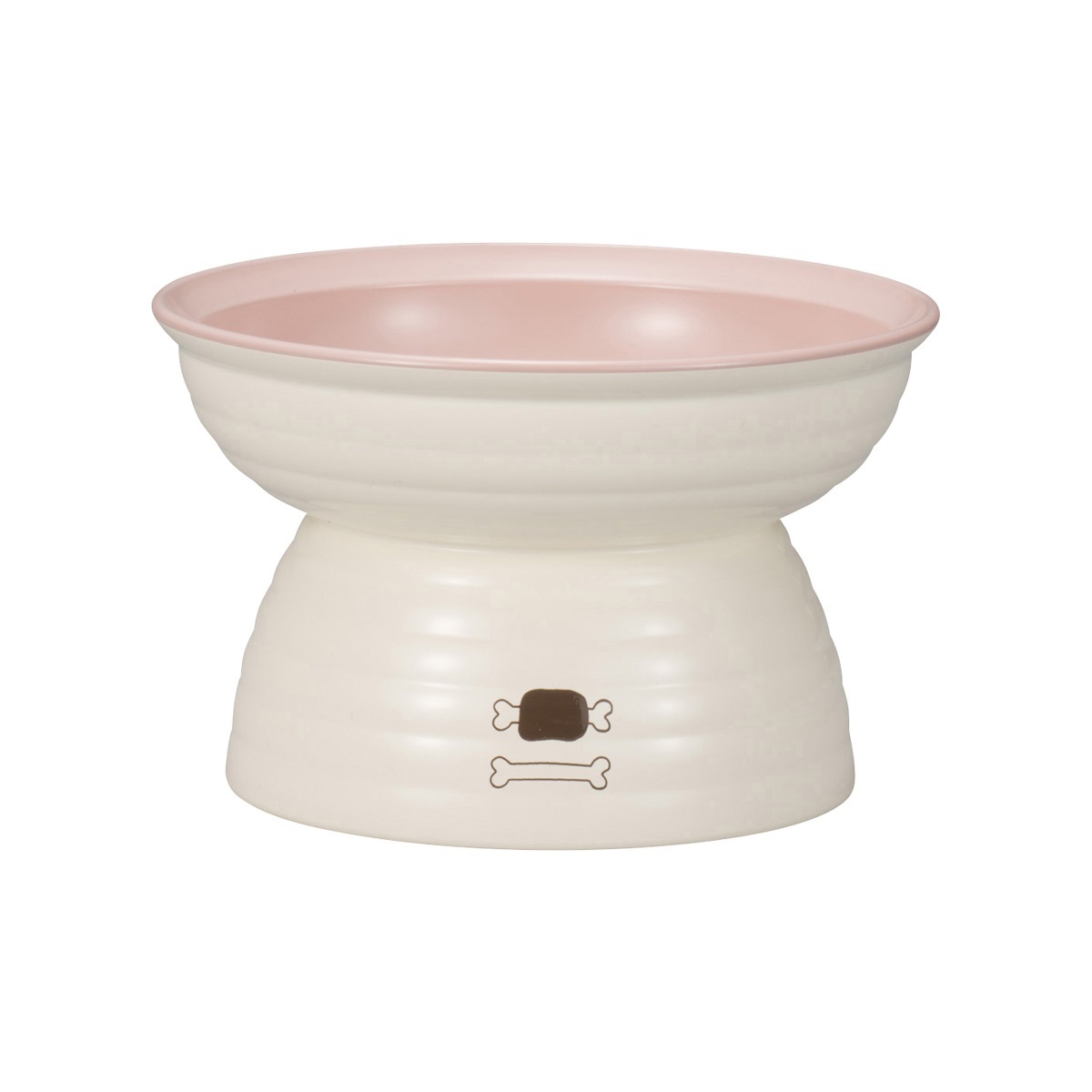 MiyaWan 高腳平口併色碗 235ml．2色