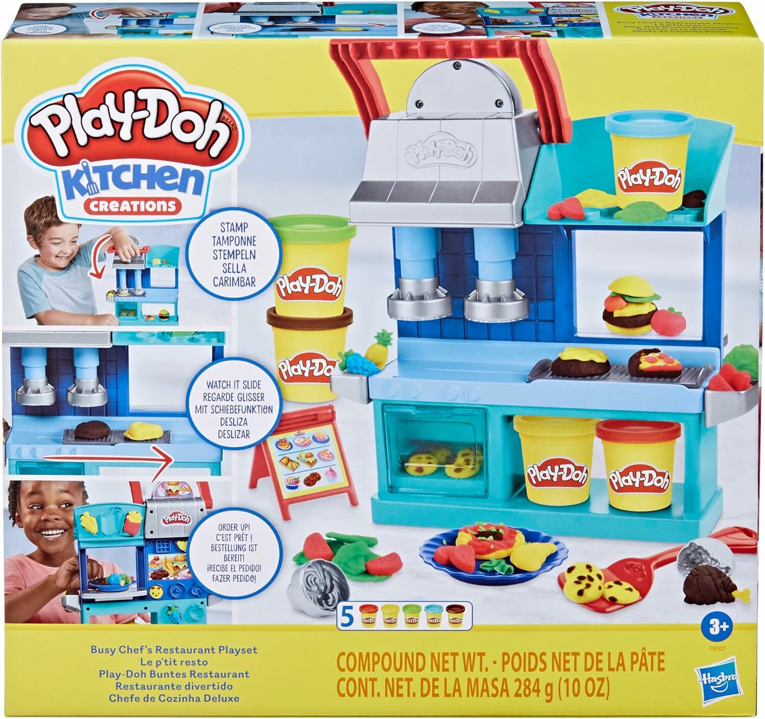 《 Play-Doh 培樂多 》  培樂多 廚房系列 主廚很忙餐廳遊戲組