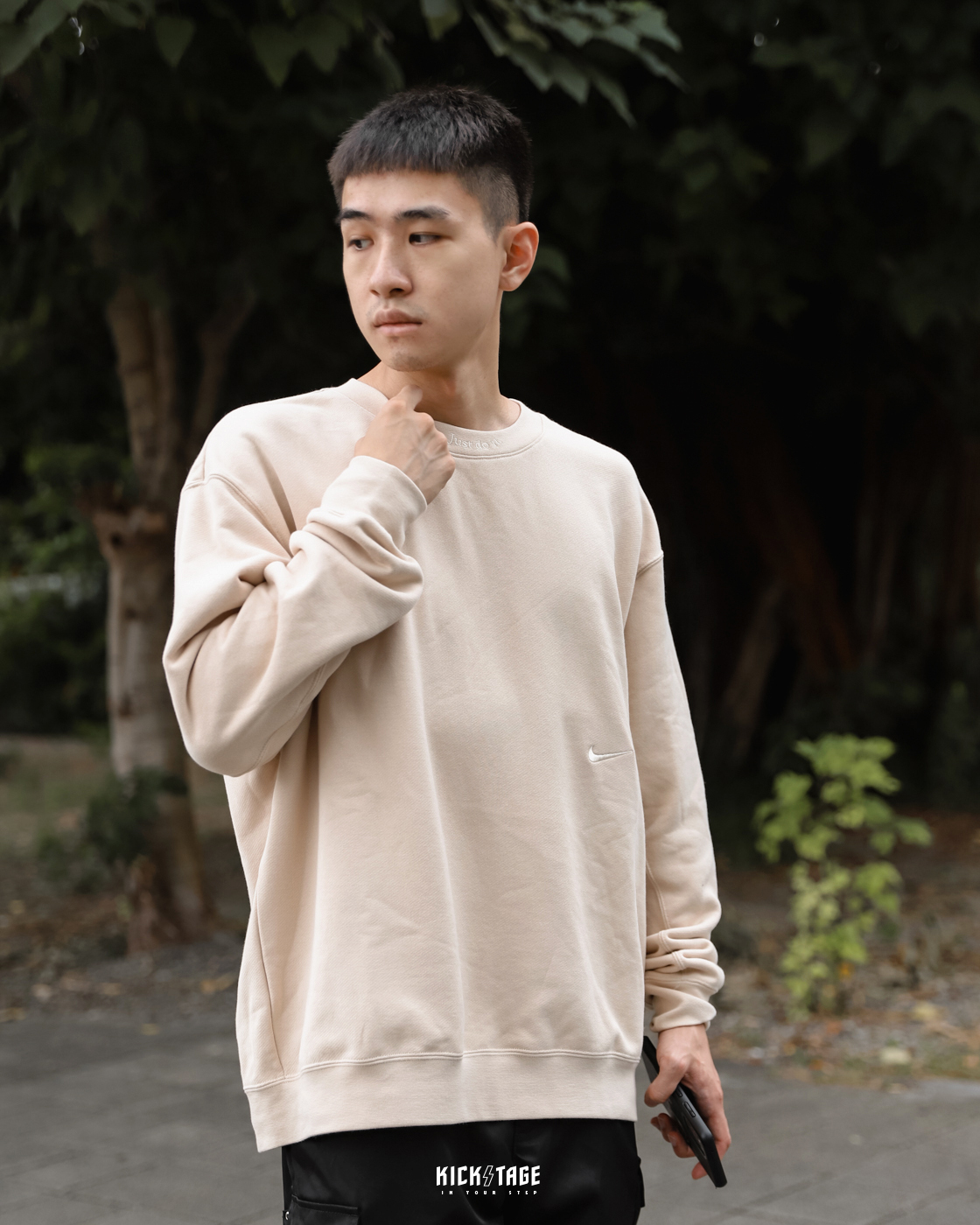 *特價商品售出不退換*男女款 NIKE AS M NSW PREMIUM FLEECE 杏色 泰奶 長袖 上衣 休閒【FV8592】