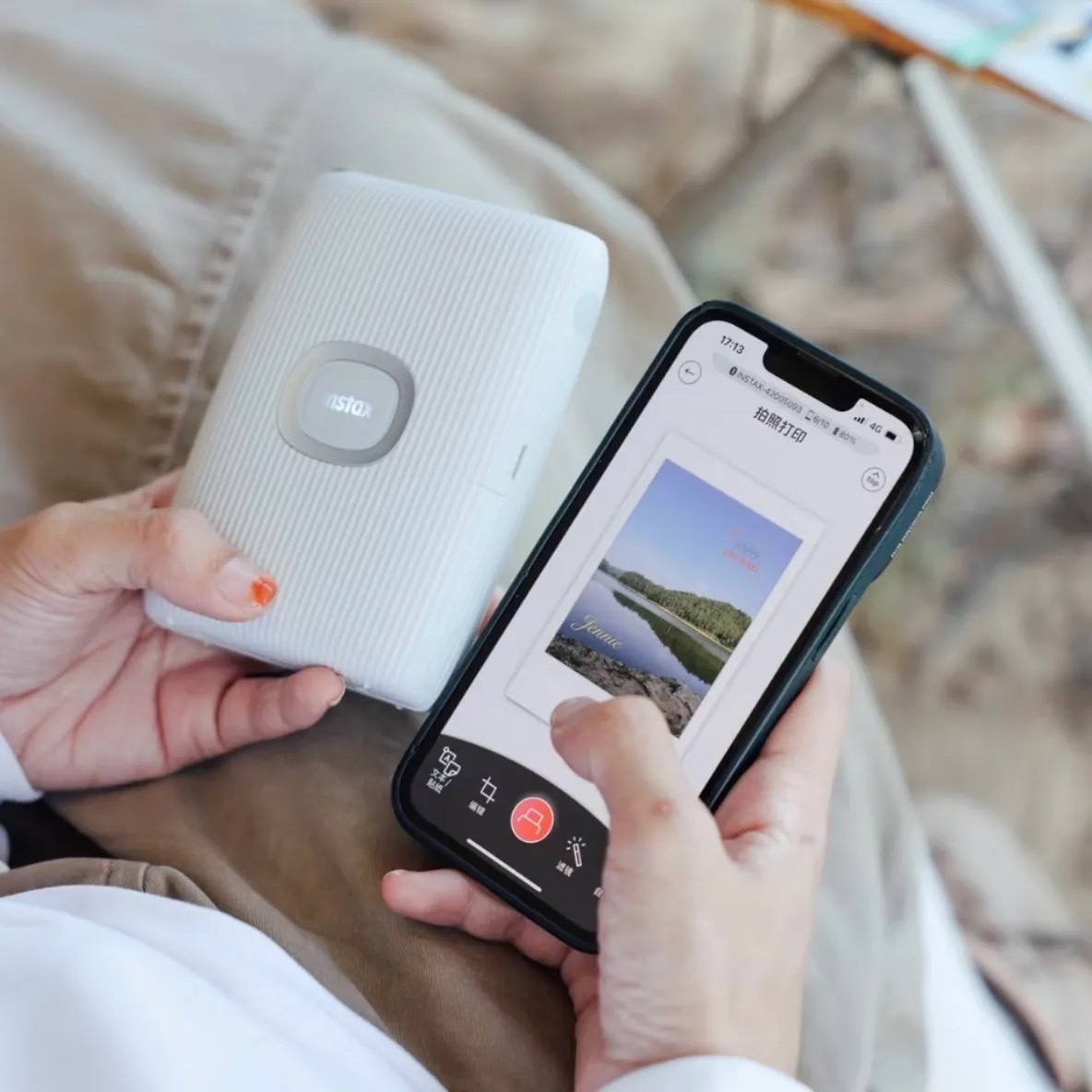 <限時接單📷>日本 富士 FUJIFILM Instax Mini Link 2 印相機 打印機 相片印表機 白 粉 深藍