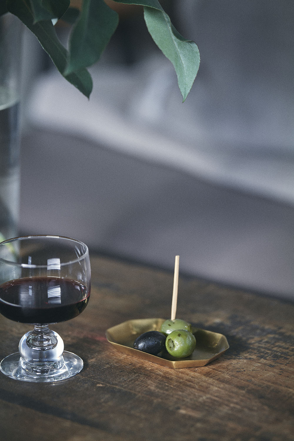 fog - 黃銅長形八角盤 / SS