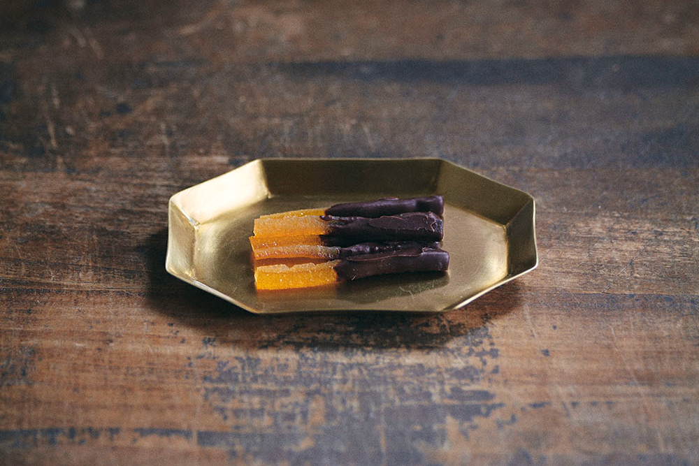 fog - 黃銅長形八角盤 / S