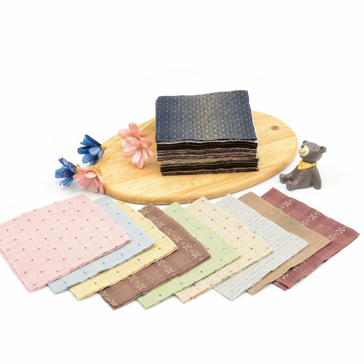 10cm*10cm先染布布片組(100片)