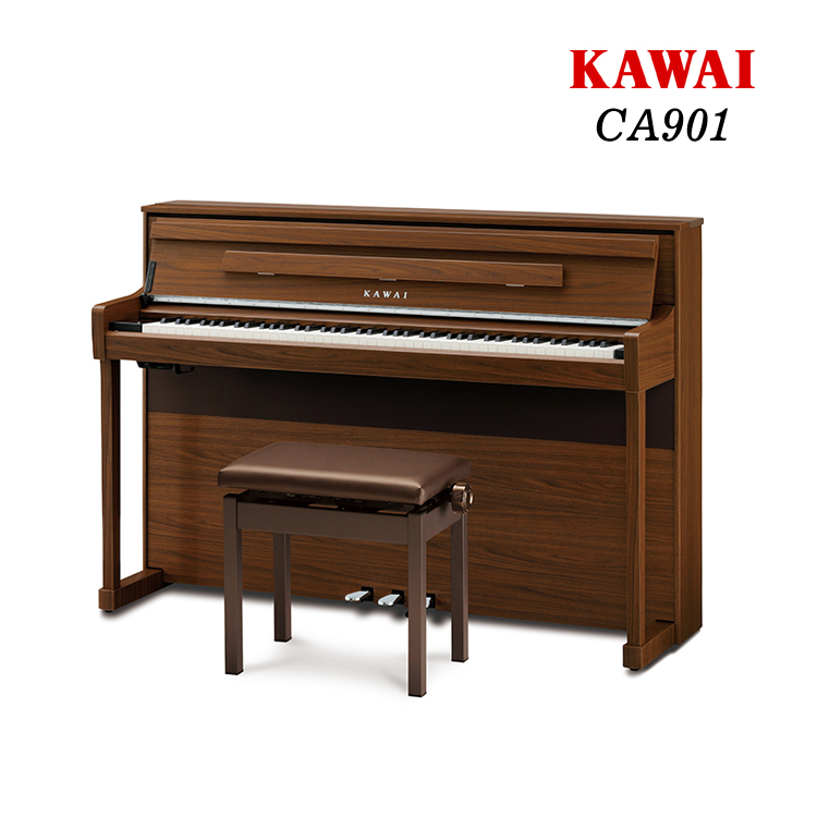KAWAI CA901 88鍵 日本限定 胡桃木色 數位鋼琴 電鋼琴 木質琴鍵 一體成形