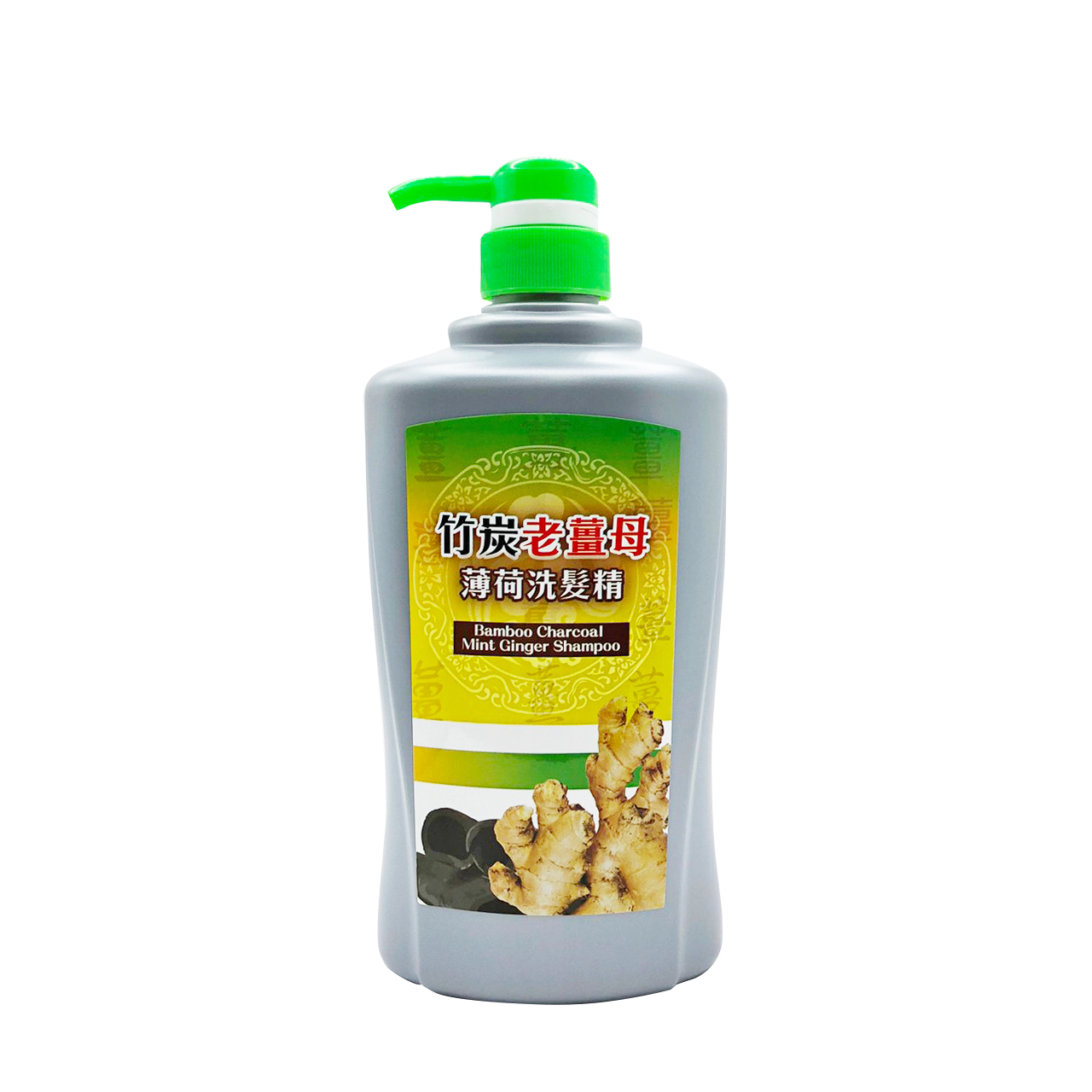 安欣二姑生技 - 竹炭老薑母薄荷洗髮精700ml