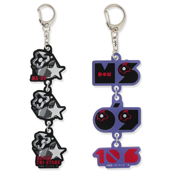 Pbandai 預訂2023/11月 機動戦士ガンダム　ドムの日アイテム　三連アクリルチャーム