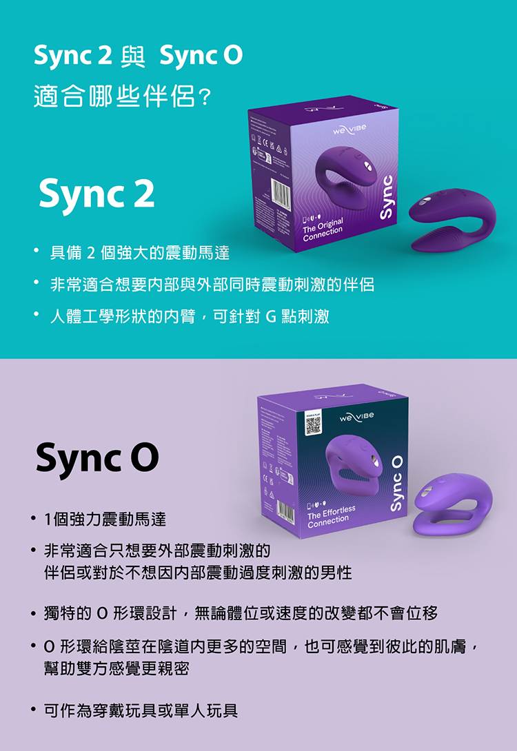We-Vibe Sync O 藍牙雙人共震器