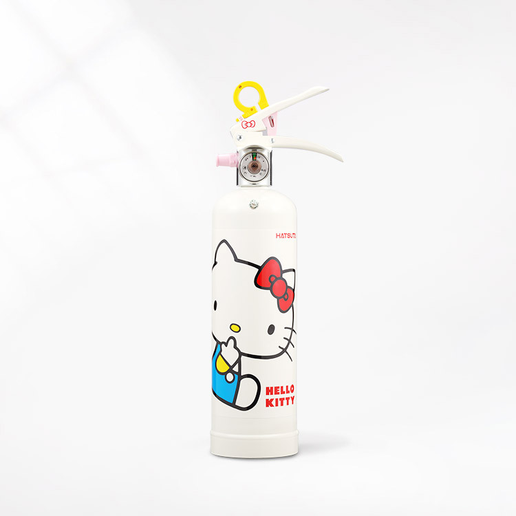 Hello Kitty家用強化液滅火器(經典白)|正德防火