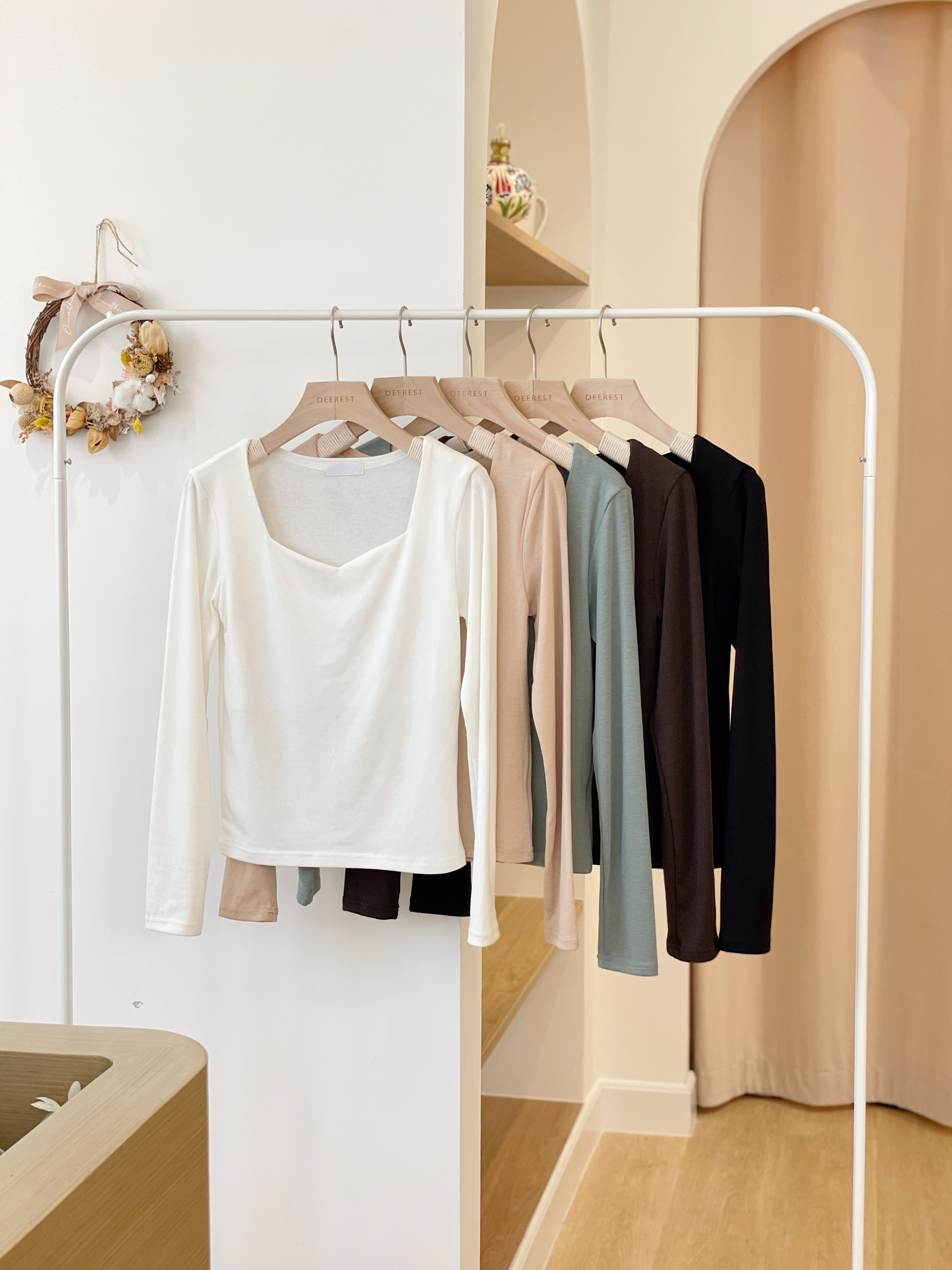 T820 Super Soft Heart Basic Top