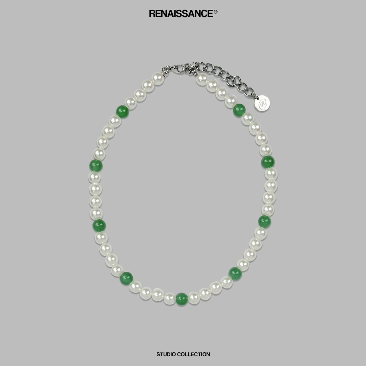 RENAISSANCE 翡翠珍珠項鍊 ‘’ Jade Pearl Necklace ‘’