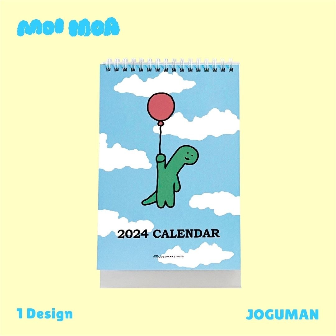 JOGUMAN STUDIO 2024 Desk Calendar 小恐龍座枱月曆