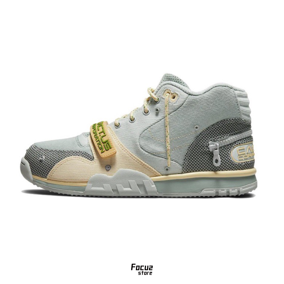 【Focus Store】零碼特惠 Travis Scott x Air Trainer 1 SP 倒鉤  霧霾綠 DR7515-001