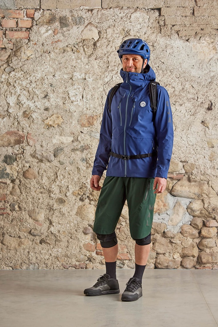 【MALOJA】男專業款防風防水外套/ 23MA35201-[藍棕、綠]