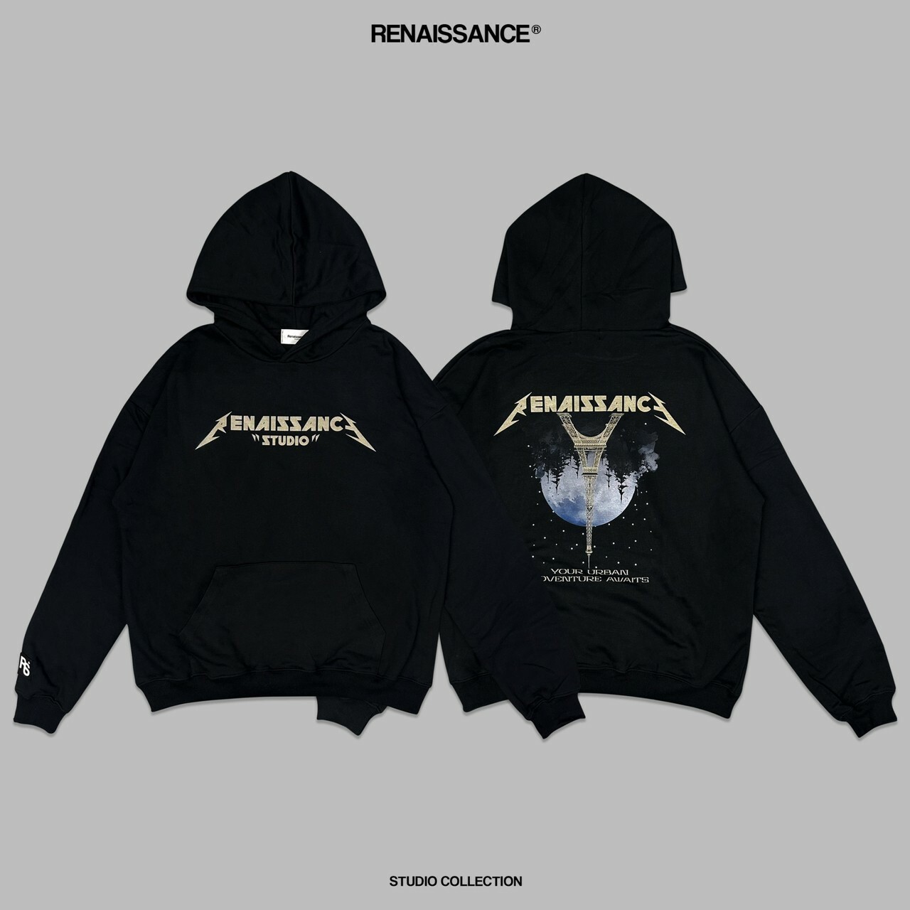 RENAISSANCE 城市限定款 法國艾菲爾鐵塔 星空帽T ‘’ FRANCE EIFFEL TOWER HOODIE ‘’