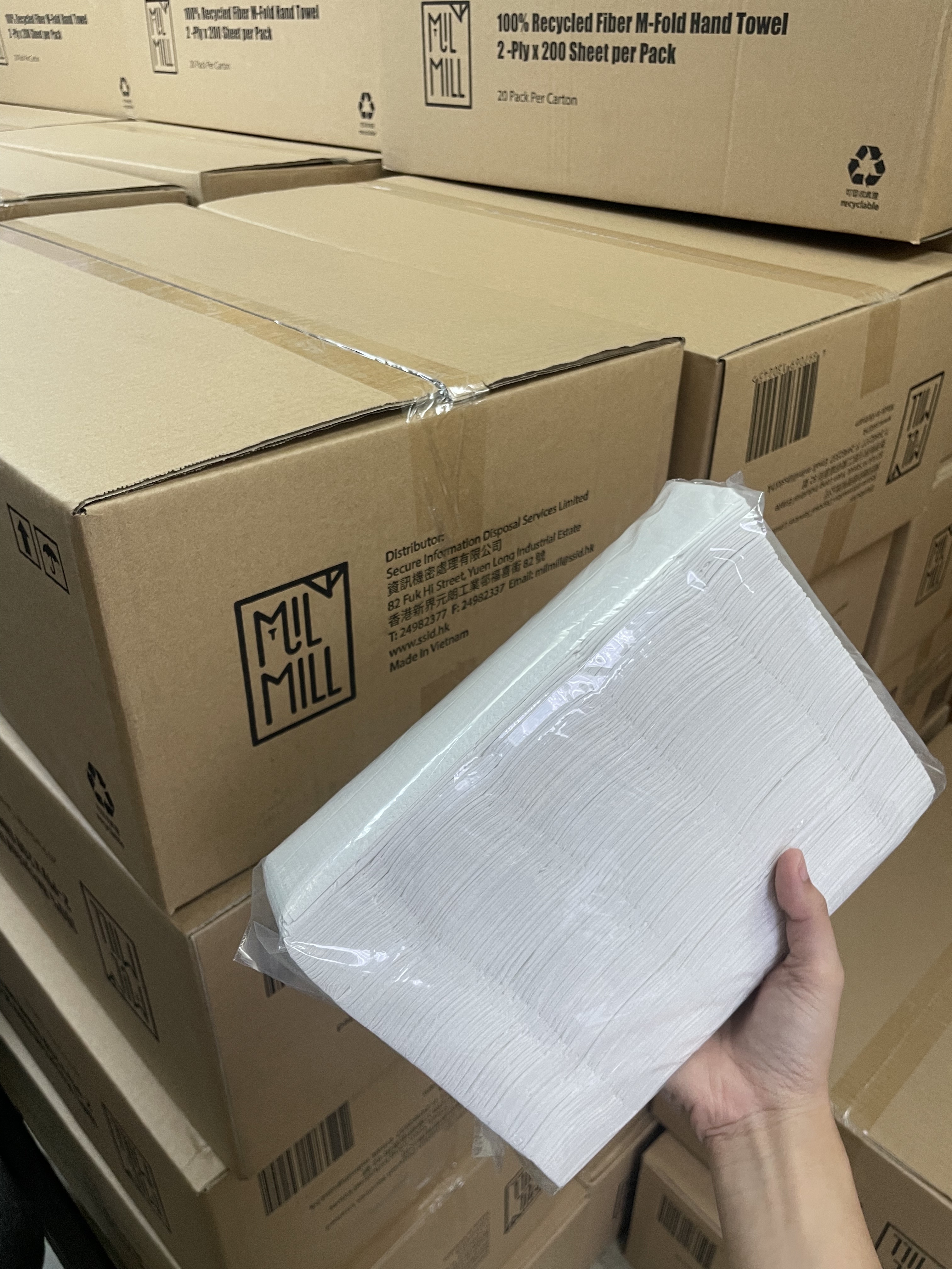 Mil Mill喵坊環保再生三摺式抹手紙