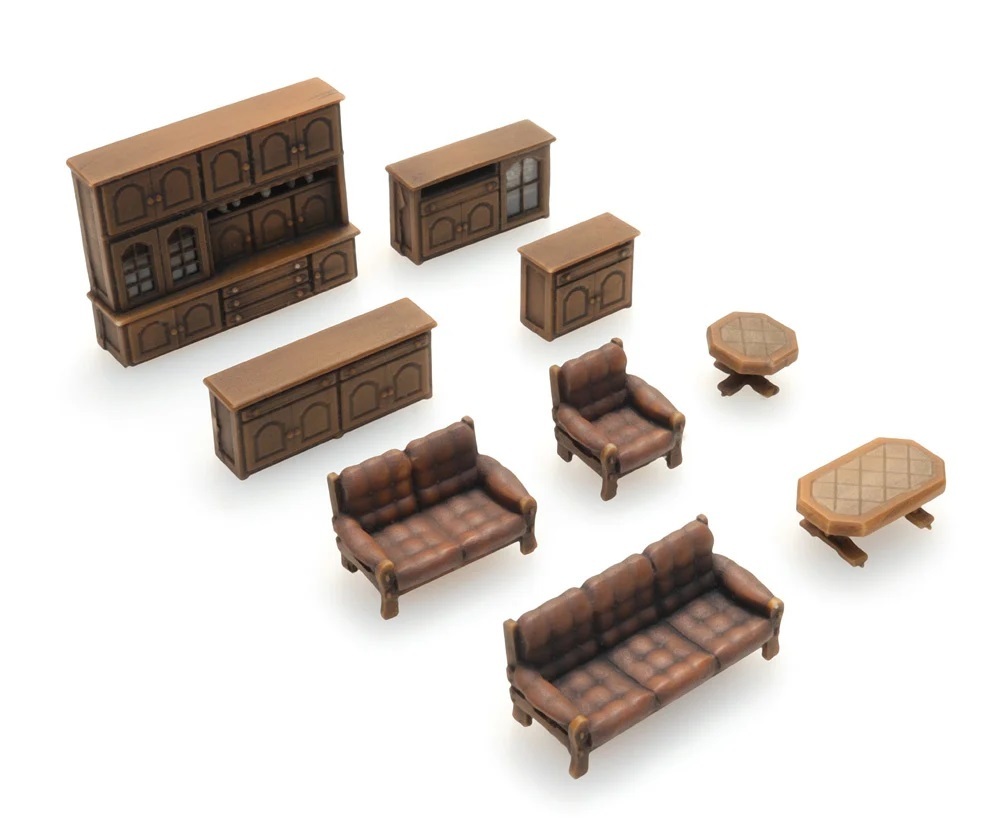 Artitec 387.505 HO規 Dark brown living room interior 客廳傢俱