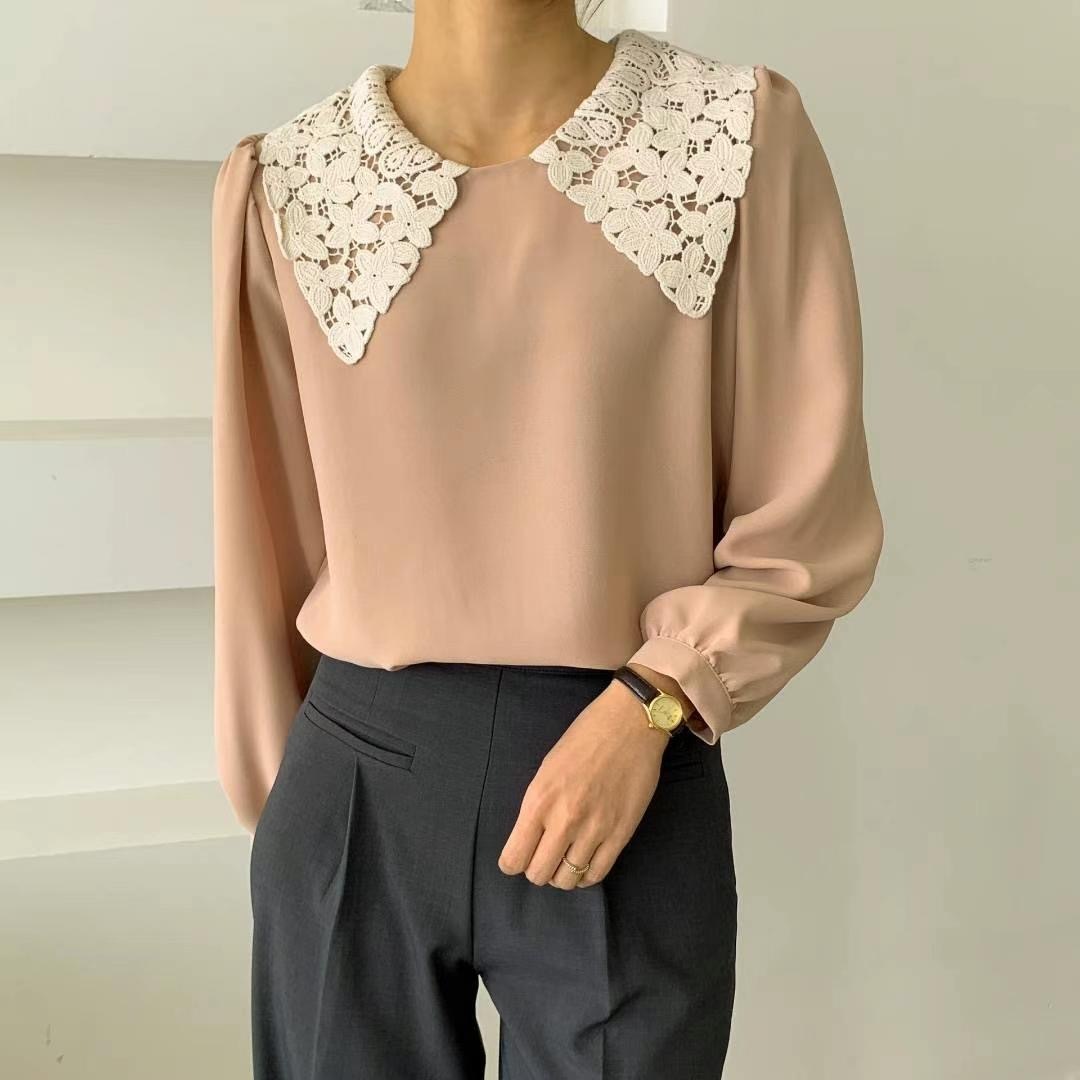 勾花反領款上衣(13426)