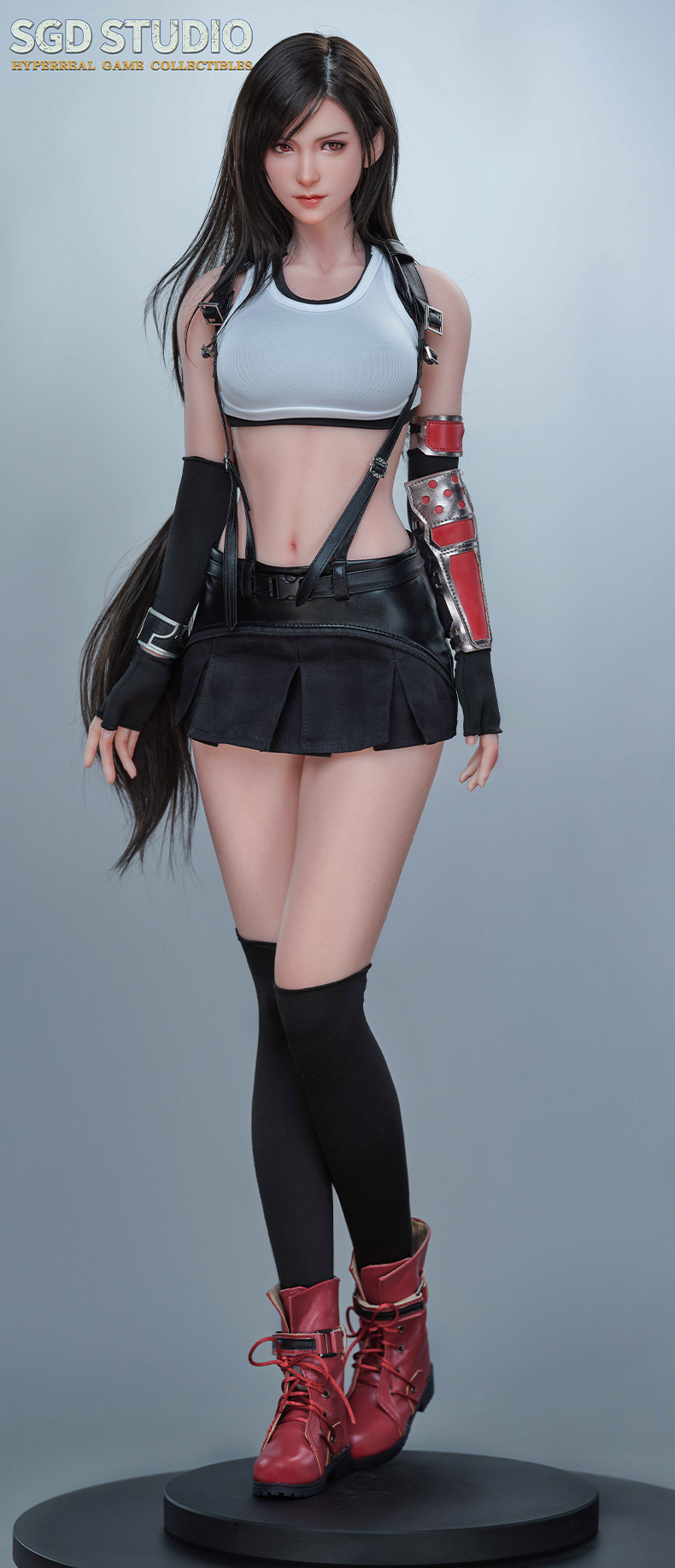 SGD 1/3 FF7 蒂法 TIFA Final Fantasy 最終幻想 包膠可動人偶