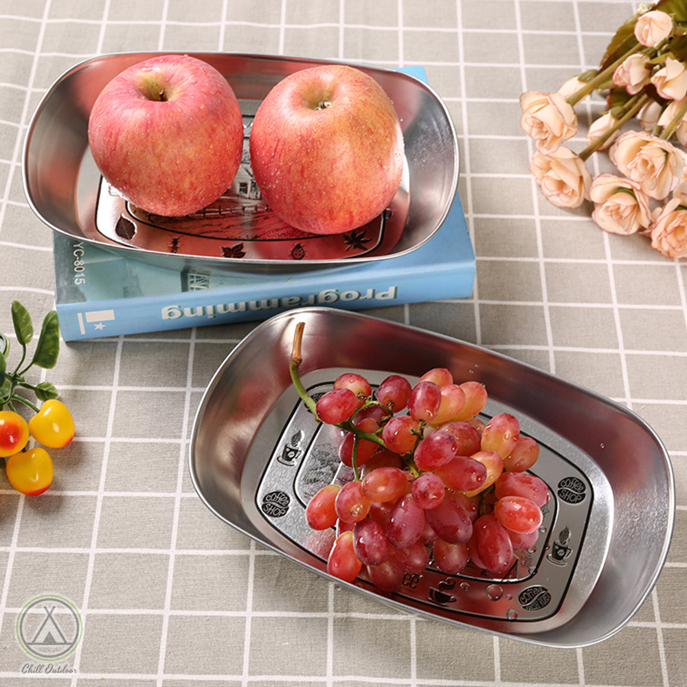 復古馬口鐵小托盤－(5色)