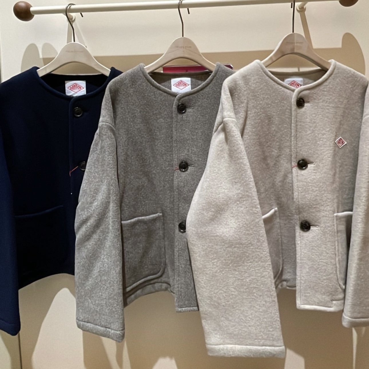 DANTON / COLLARLESS JACKET