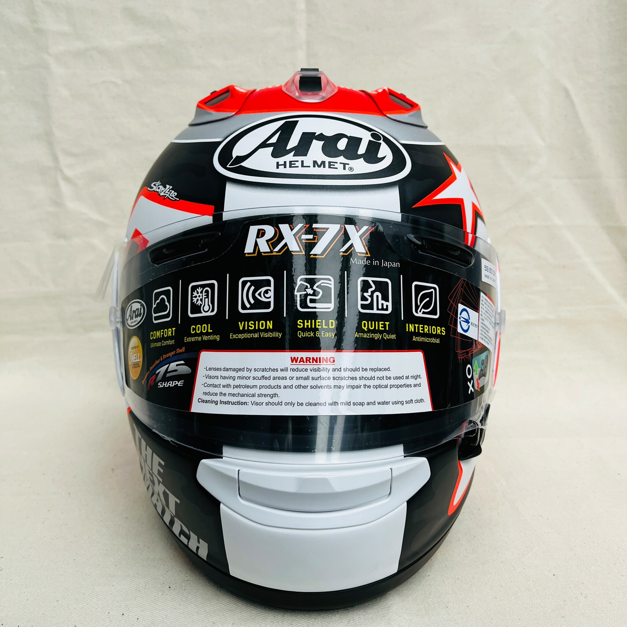 Arai】RX-7X NICKY RESET 電源帽全罩安全帽/賽道安全帽
