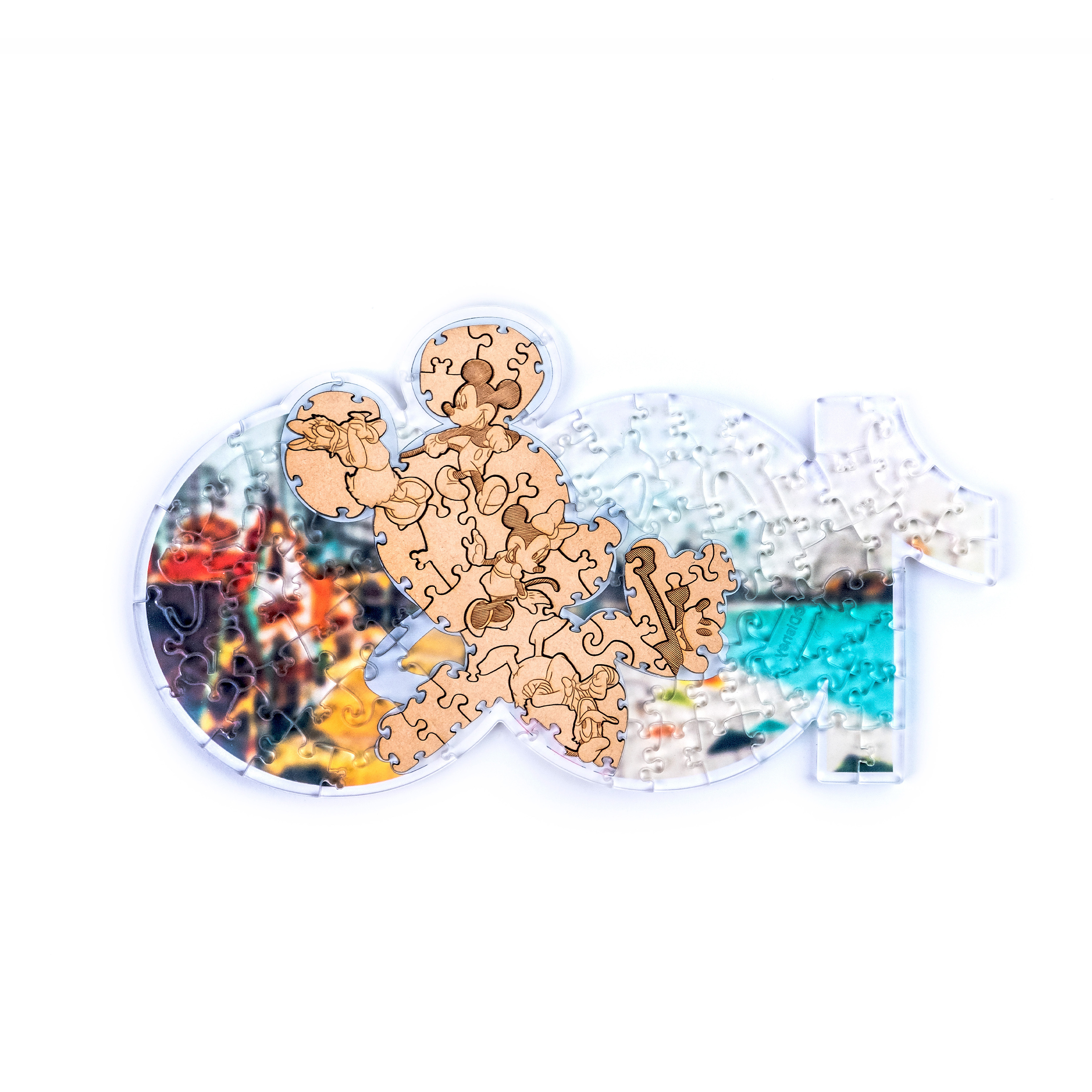 米奇款紀念木拼