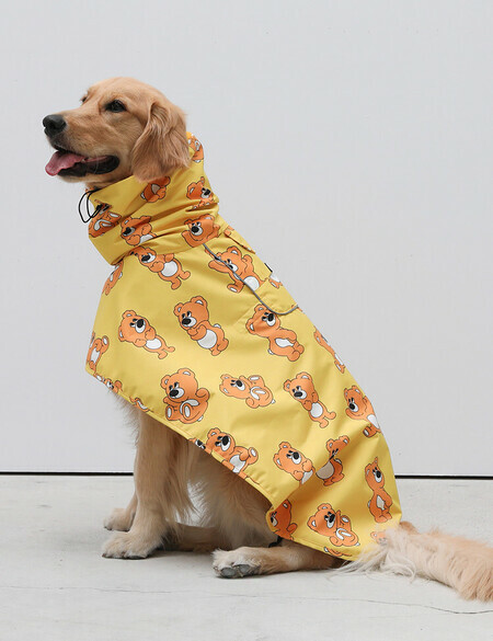 韓國Andblank設計給大型犬的寵物雨衣斗篷